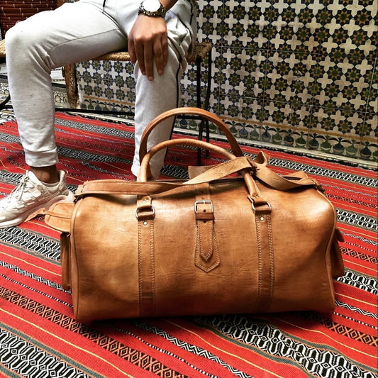 sac voyage en cuir