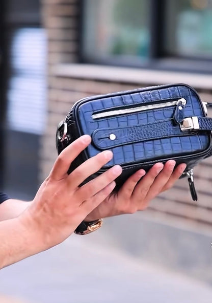 Trousse de voyage en cuir