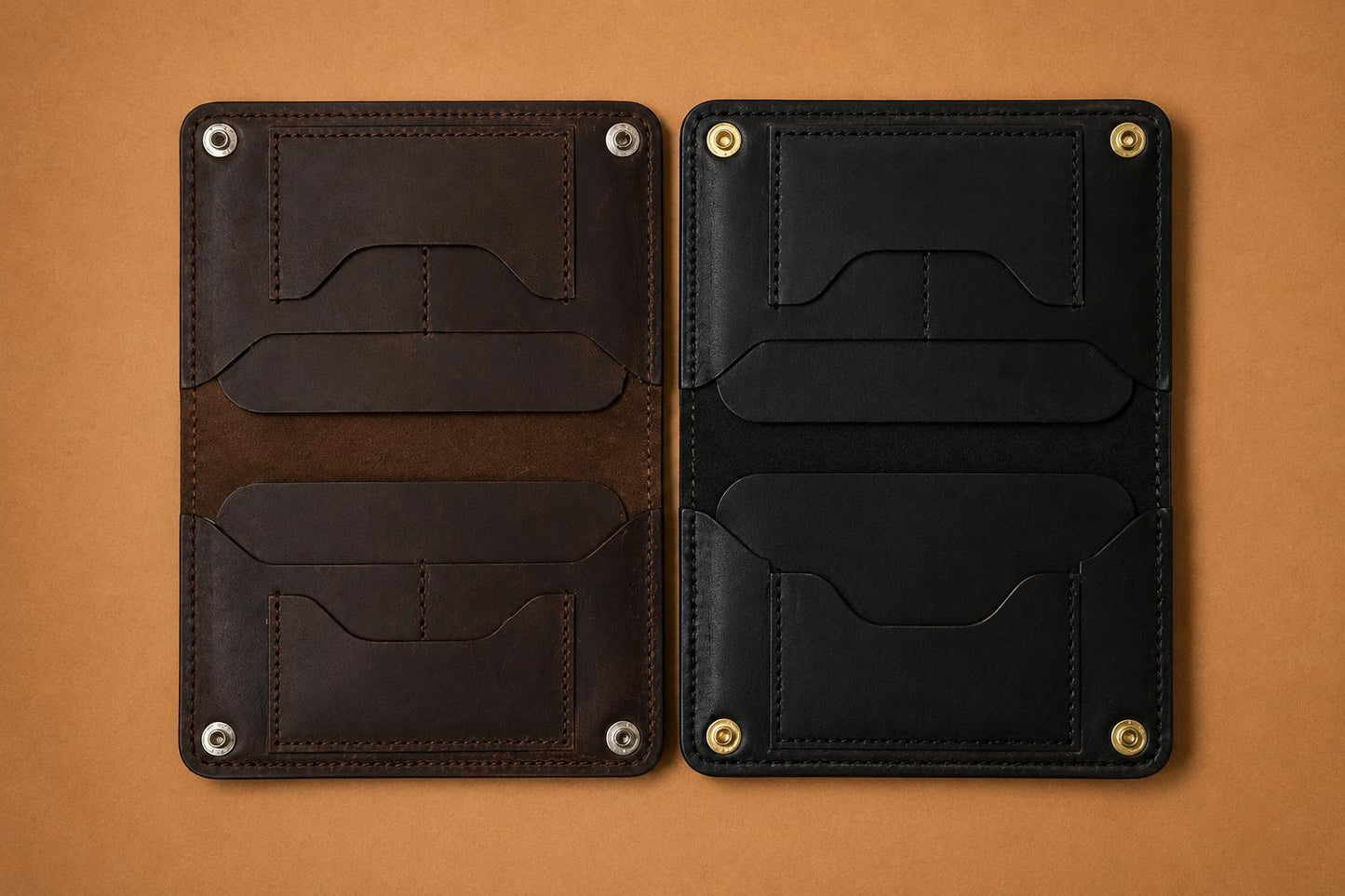 Portefeuille Le Maxi Héritage – Cuir de Veau Cire  "Crazy Horse"