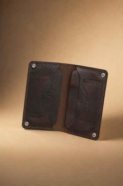 Portefeuille Le Maxi Héritage – Cuir de Veau Cire  "Crazy Horse"