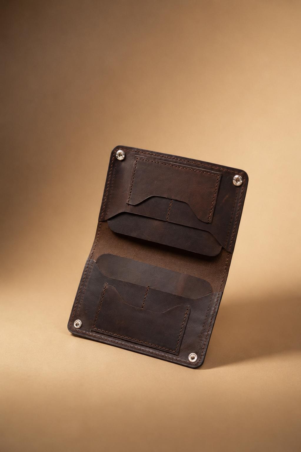 Portefeuille Le Maxi Héritage – Cuir de Veau Cire  "Crazy Horse"