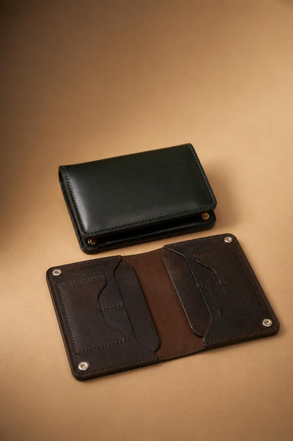 Portefeuille Le Maxi Héritage – Cuir de Veau Cire  "Crazy Horse"
