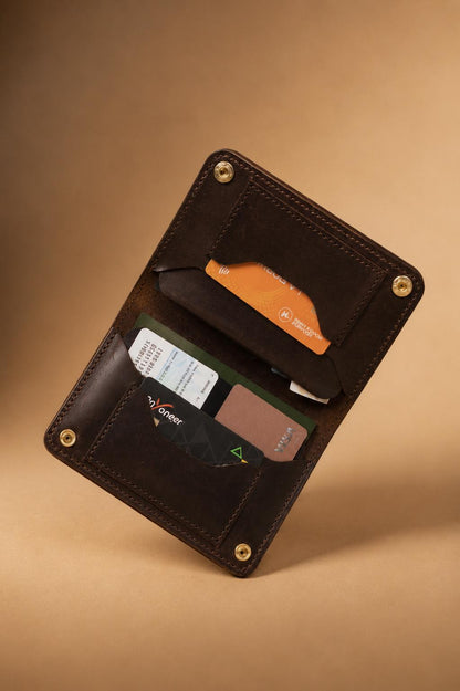 Portefeuille Le Maxi Héritage – Cuir de Veau Cire  "Crazy Horse"