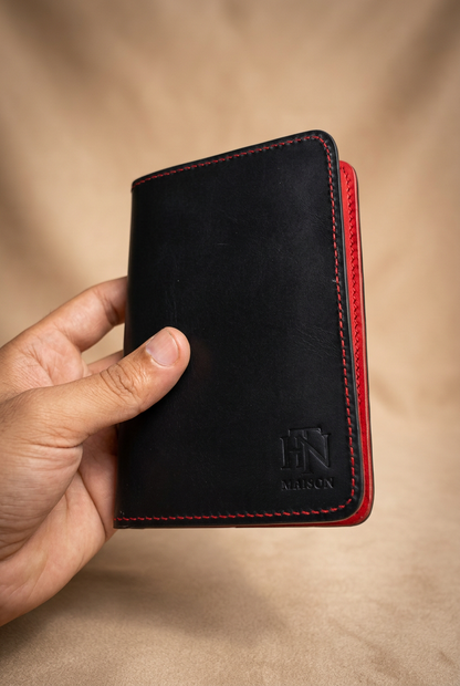 Portefeuille Le Maxi Héritage – Cuir de Veau Cire  "Crazy Horse"