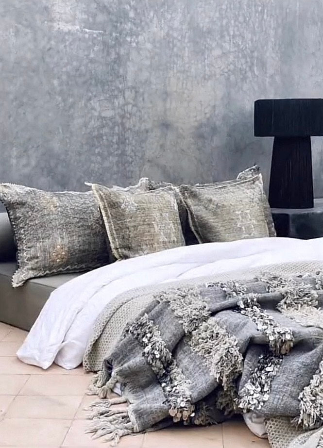 Housse de Coussin en soie cactus Sabra, marocain