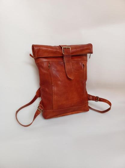 Sac à dos cuir véritable