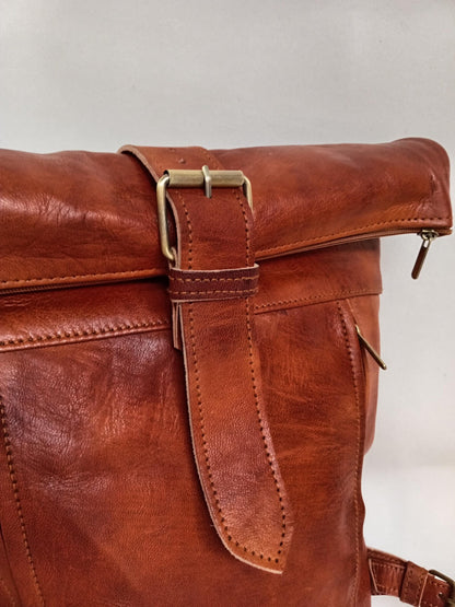 Sac à dos cuir véritable