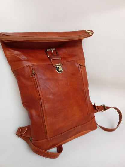 Sac à dos cuir véritable