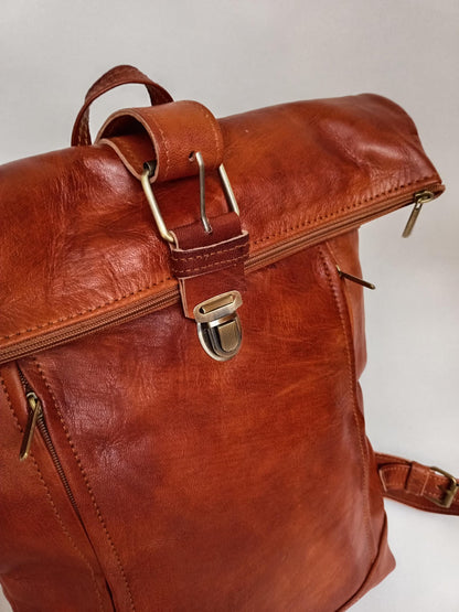 Sac à dos cuir véritable