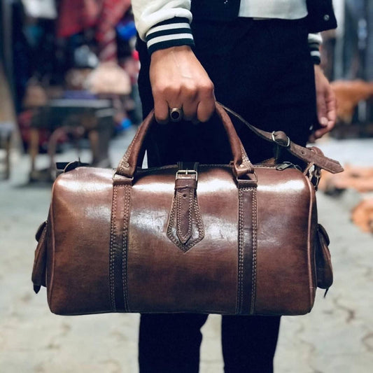sac voyage en cuir
